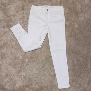 American Eagle White Skinny Jeans